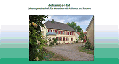 Desktop Screenshot of johannes-hof.org